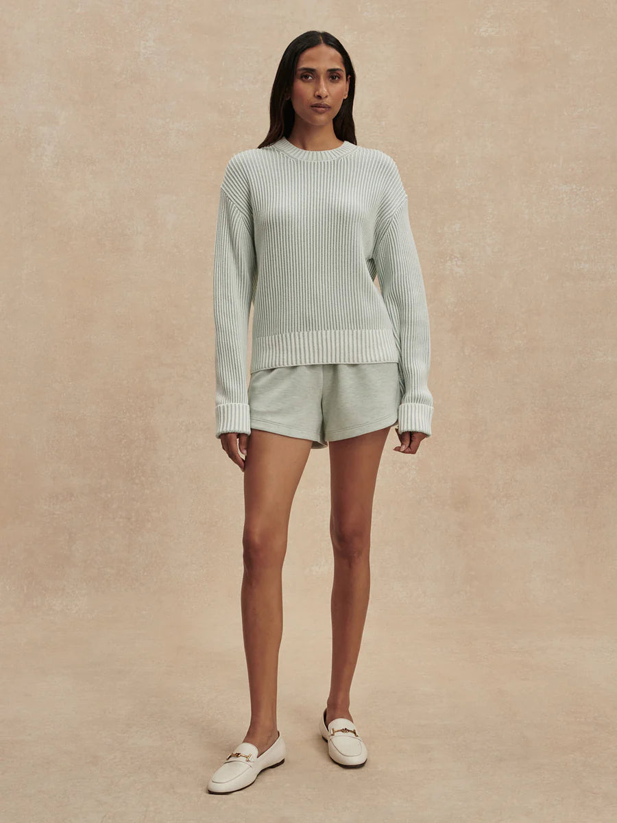 Seymour Knit Sweater - Blue  Haze / Snow White