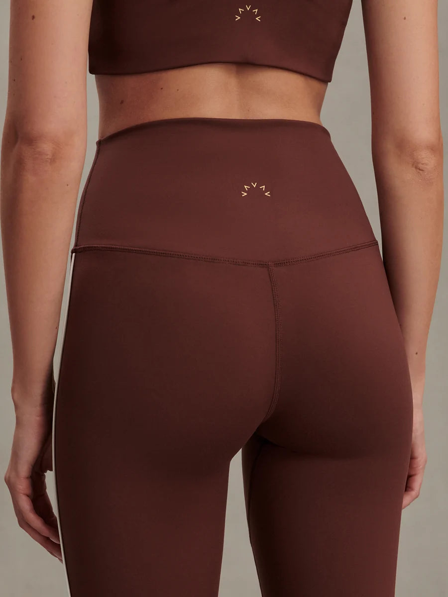 Freesoft Piped Leggings 25' - Brown Stone