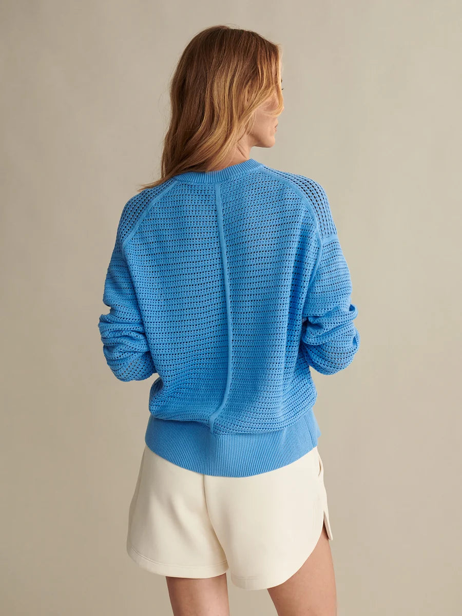 Pembroke Knit Cardigan - Azure Blue