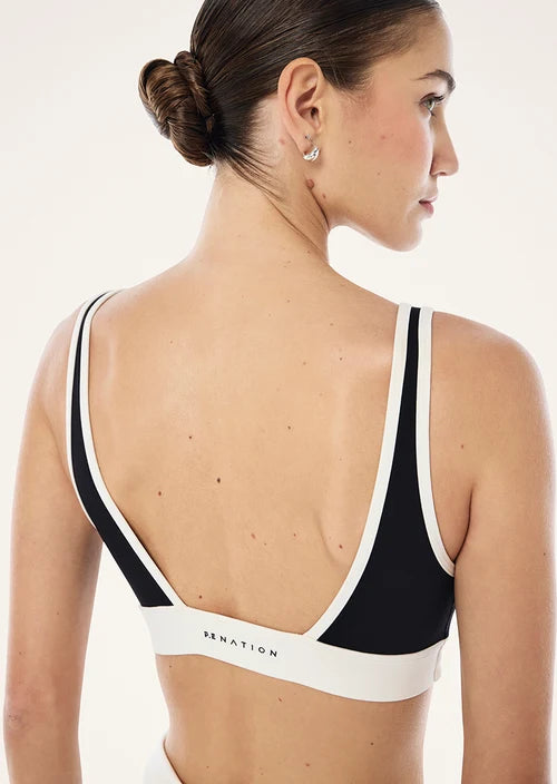 Vibe Sports Bra - Black/Whisper White