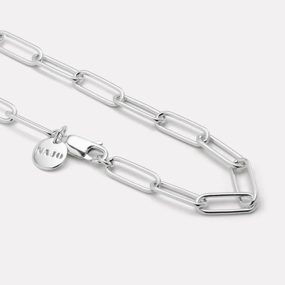 Vista Silver Chain Bracelet