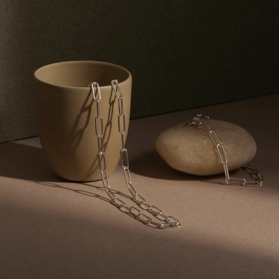 Vista Silver Chain Necklace