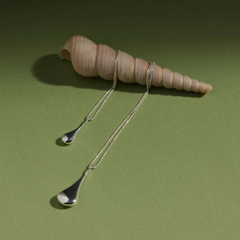Weeping Widow Silver Necklace