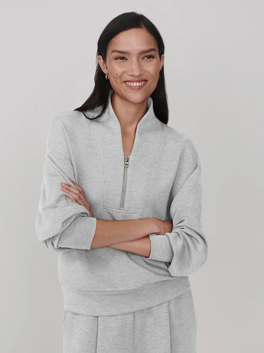 Davidson Sweat - Light Grey Marl