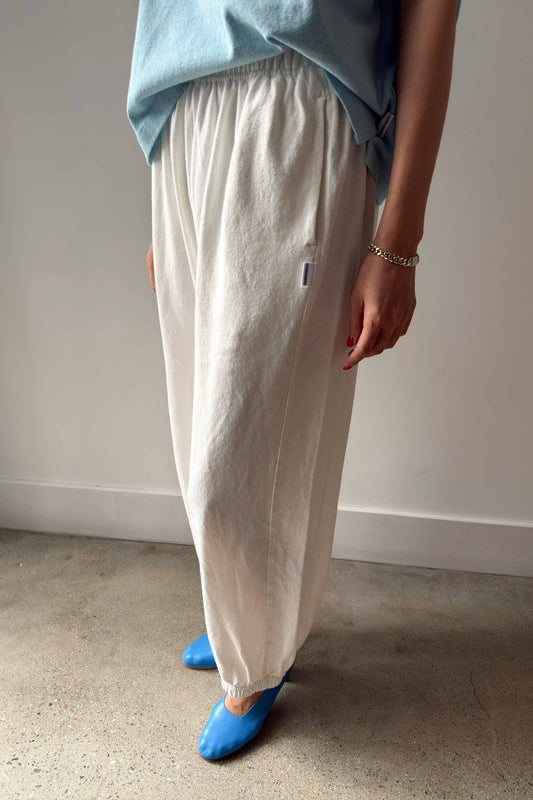 Balloon Pants: White Cotton - Coming soon