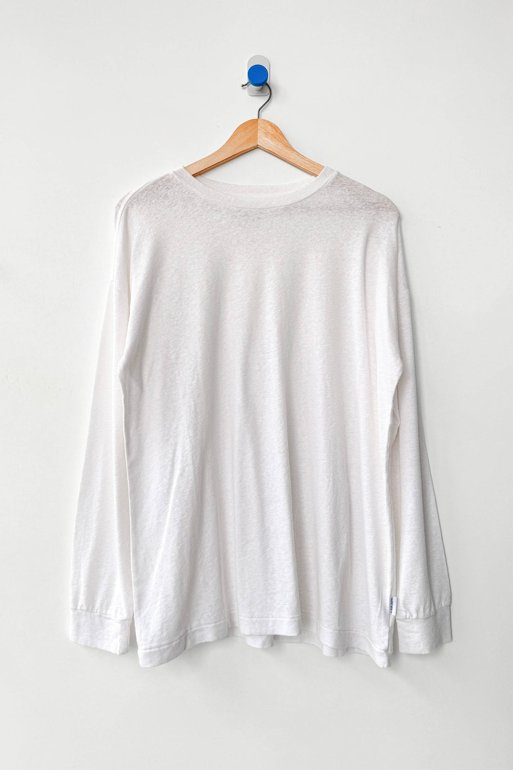 Haze Linen Blend Tee - White