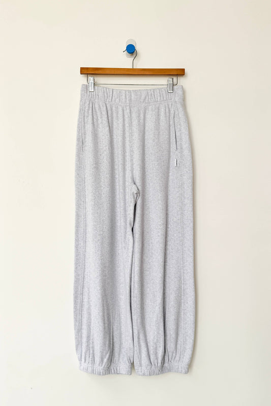 Pointelle Balloon Pants - Icy Grey