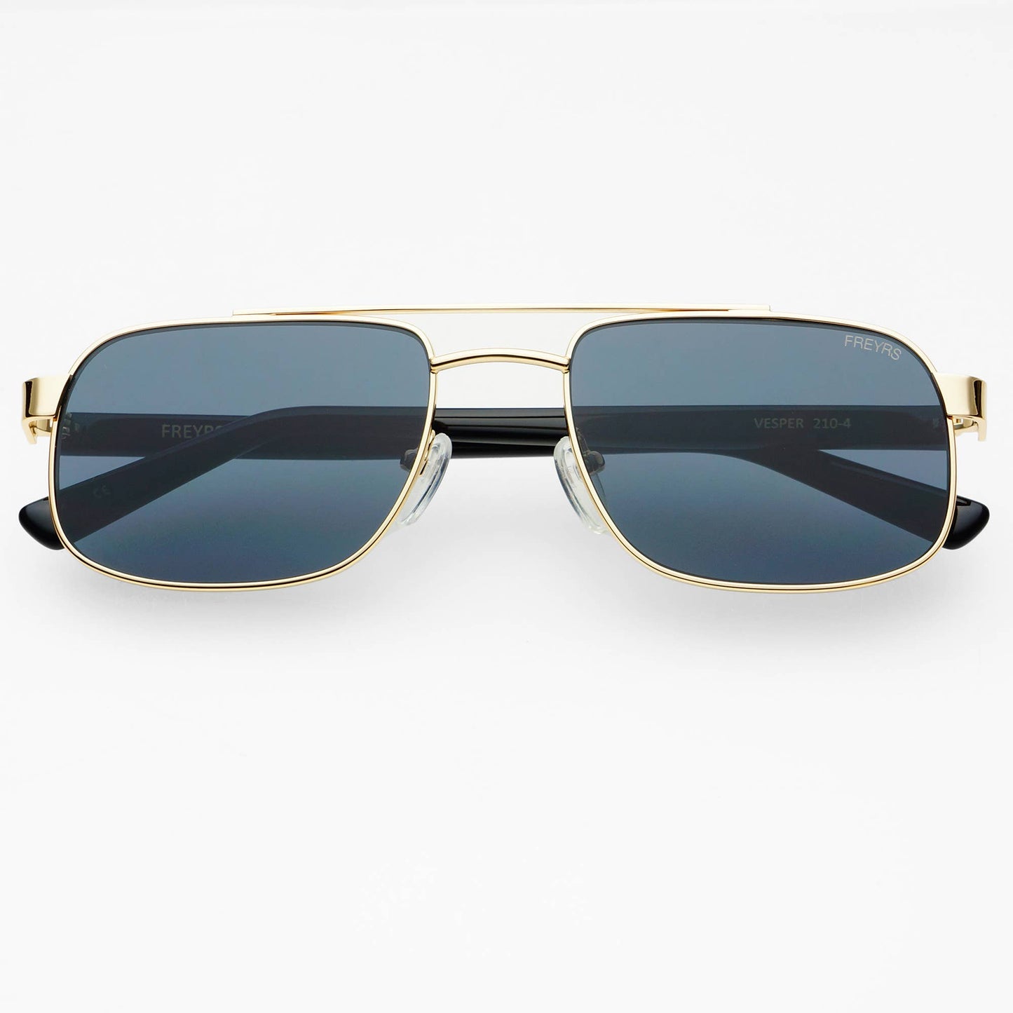 Vesper Unisex Aviator Sunglasses - Gold / Gray