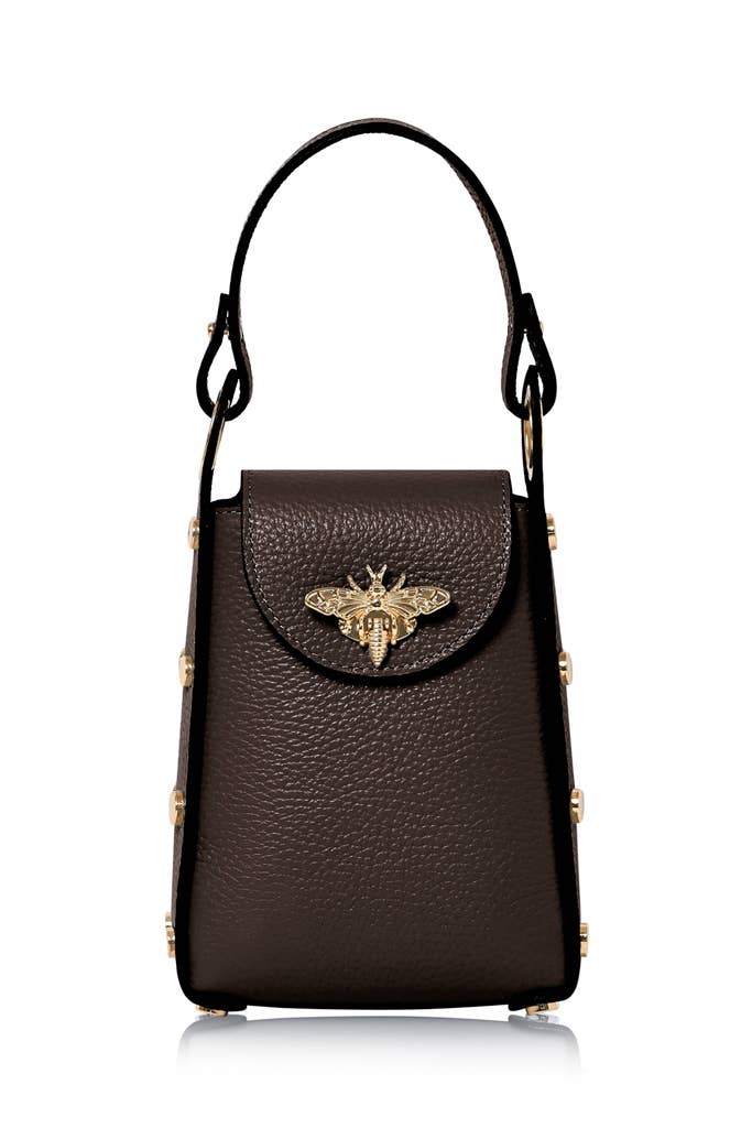 Mini Bee Bag - Dark chocolate