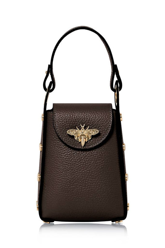 Mini Bee Bag - Dark chocolate