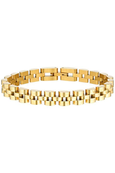 Baby Link Bracelet - Gold