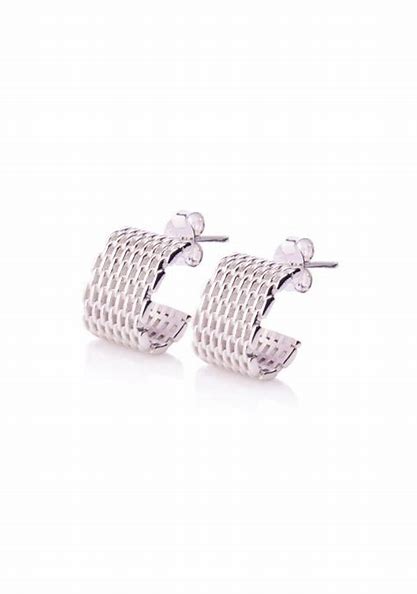 Broadway Silver Hoop Earrings