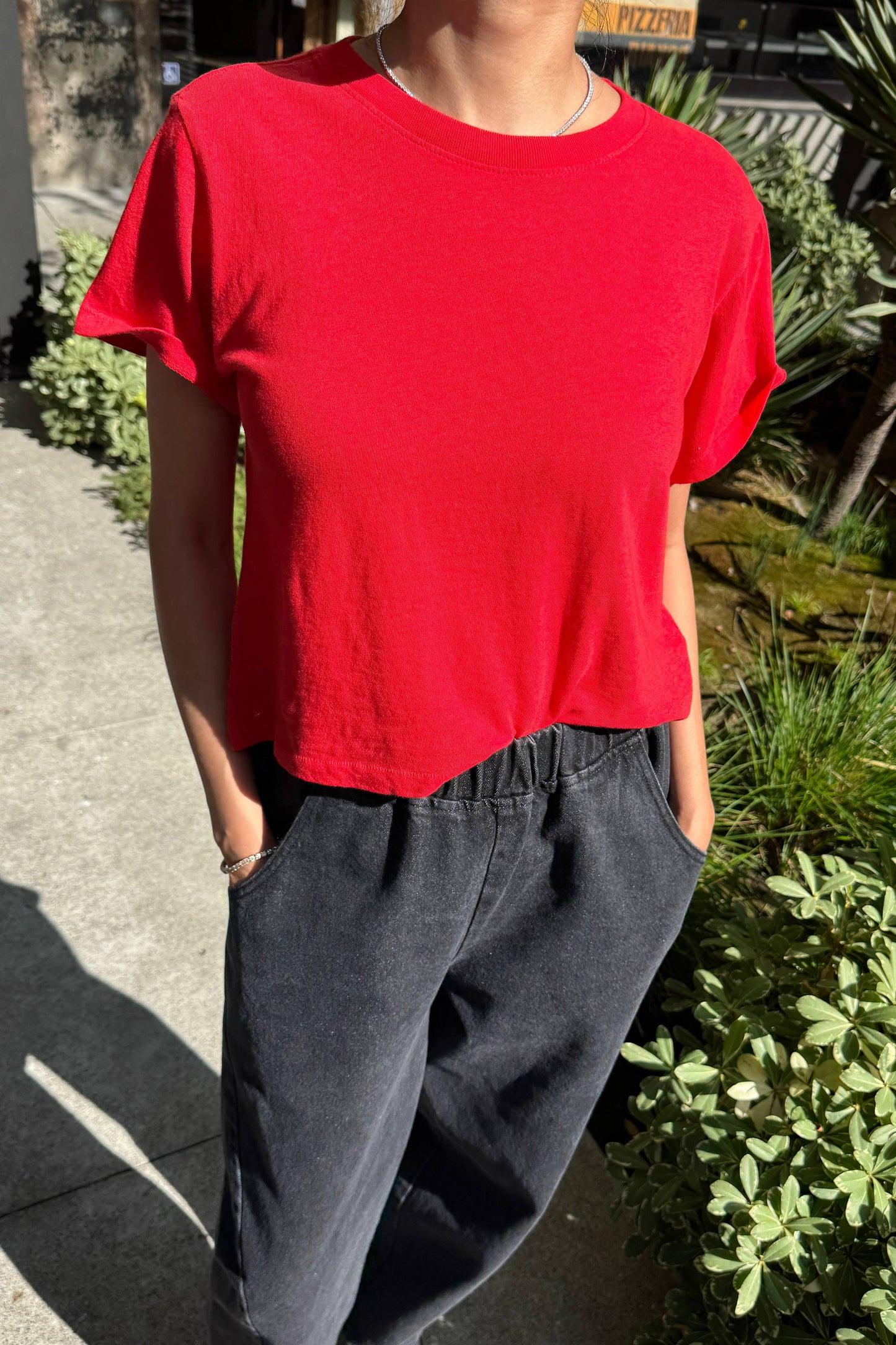 Airy Darling Tee - Tomato