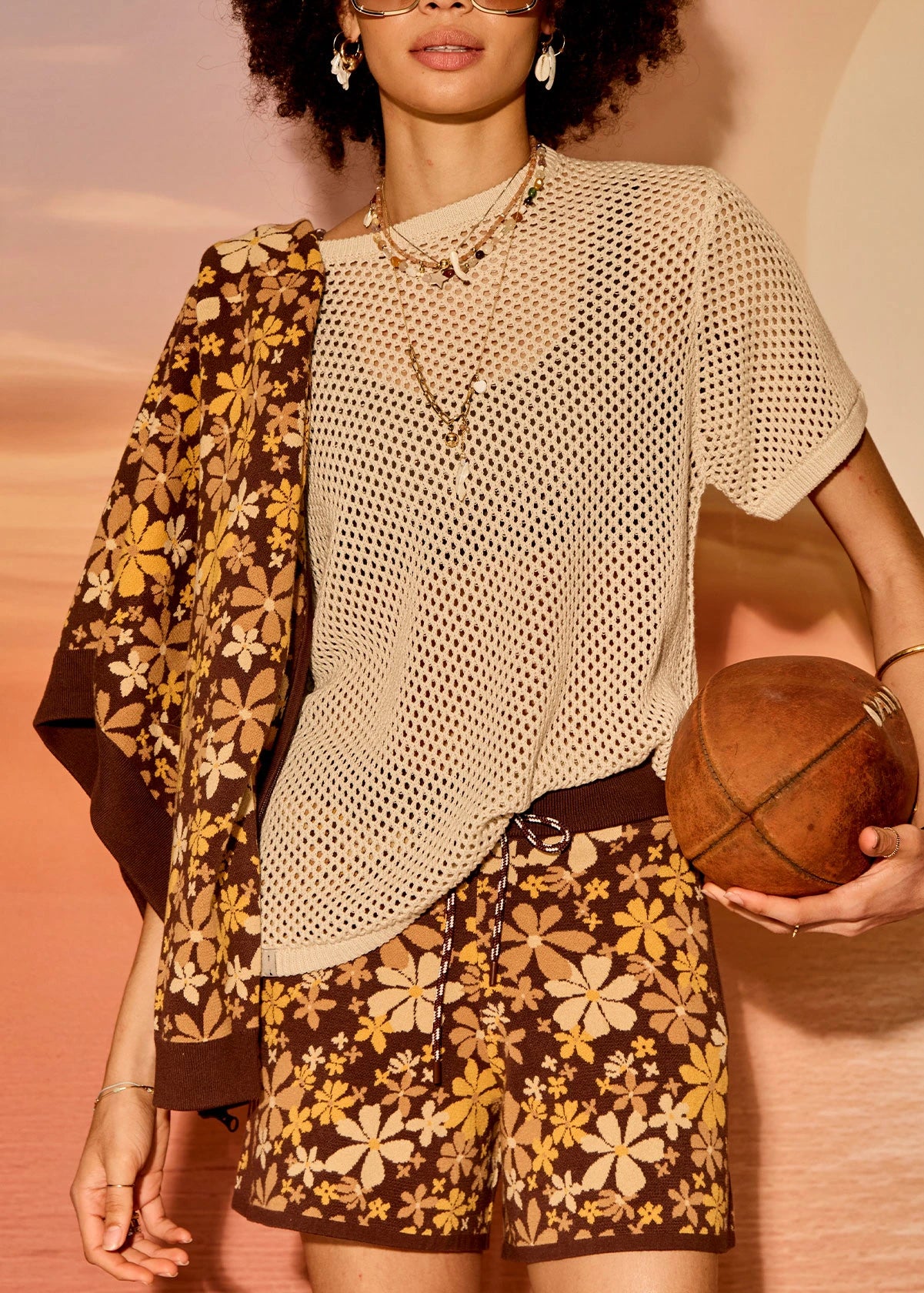 Knit Casey Tee - Natural