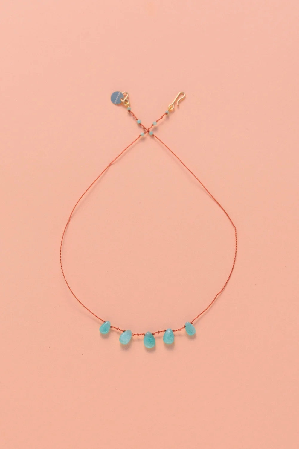 5 Drop Necklace · Amazonite