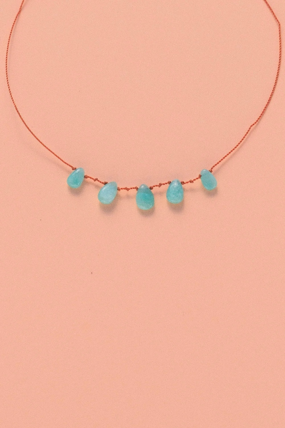 5 Drop Necklace · Amazonite