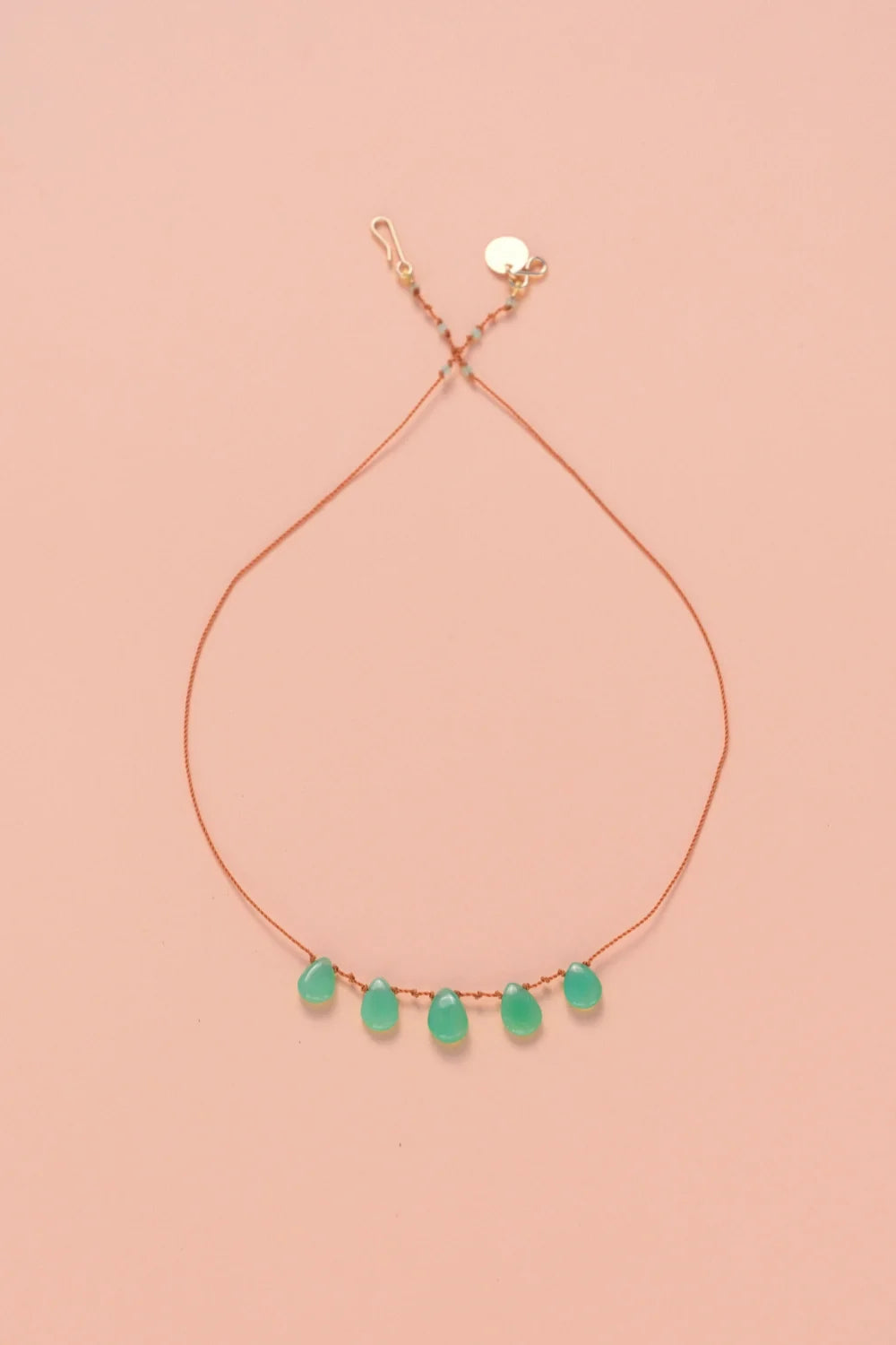 5 Drop Necklace · Chrysoprase