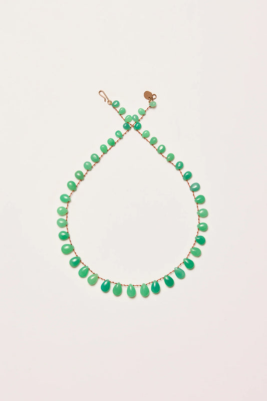 Evergreen Necklace - Chrysoprase