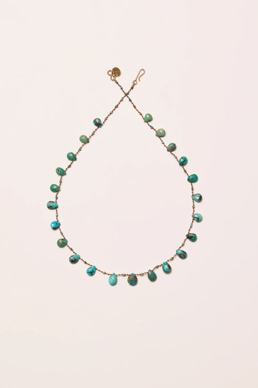 Powhatan DB Necklace - Turquoise