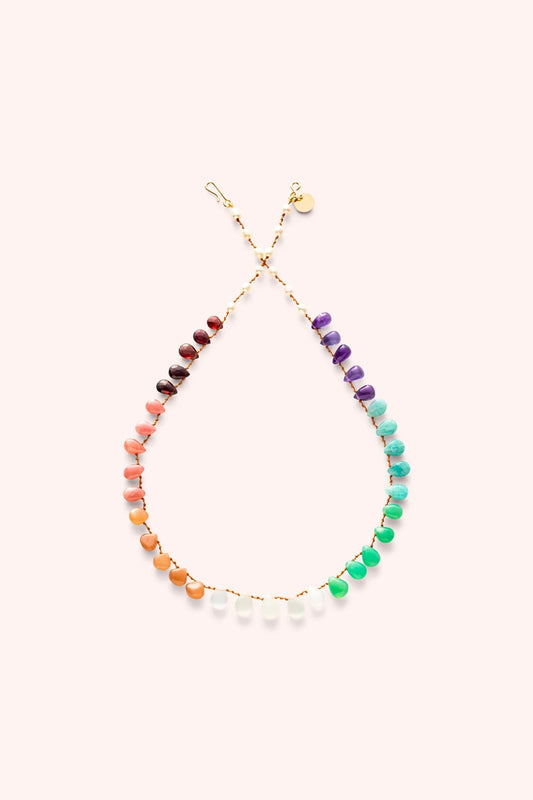 Rainbow Necklace - Multi-Stone