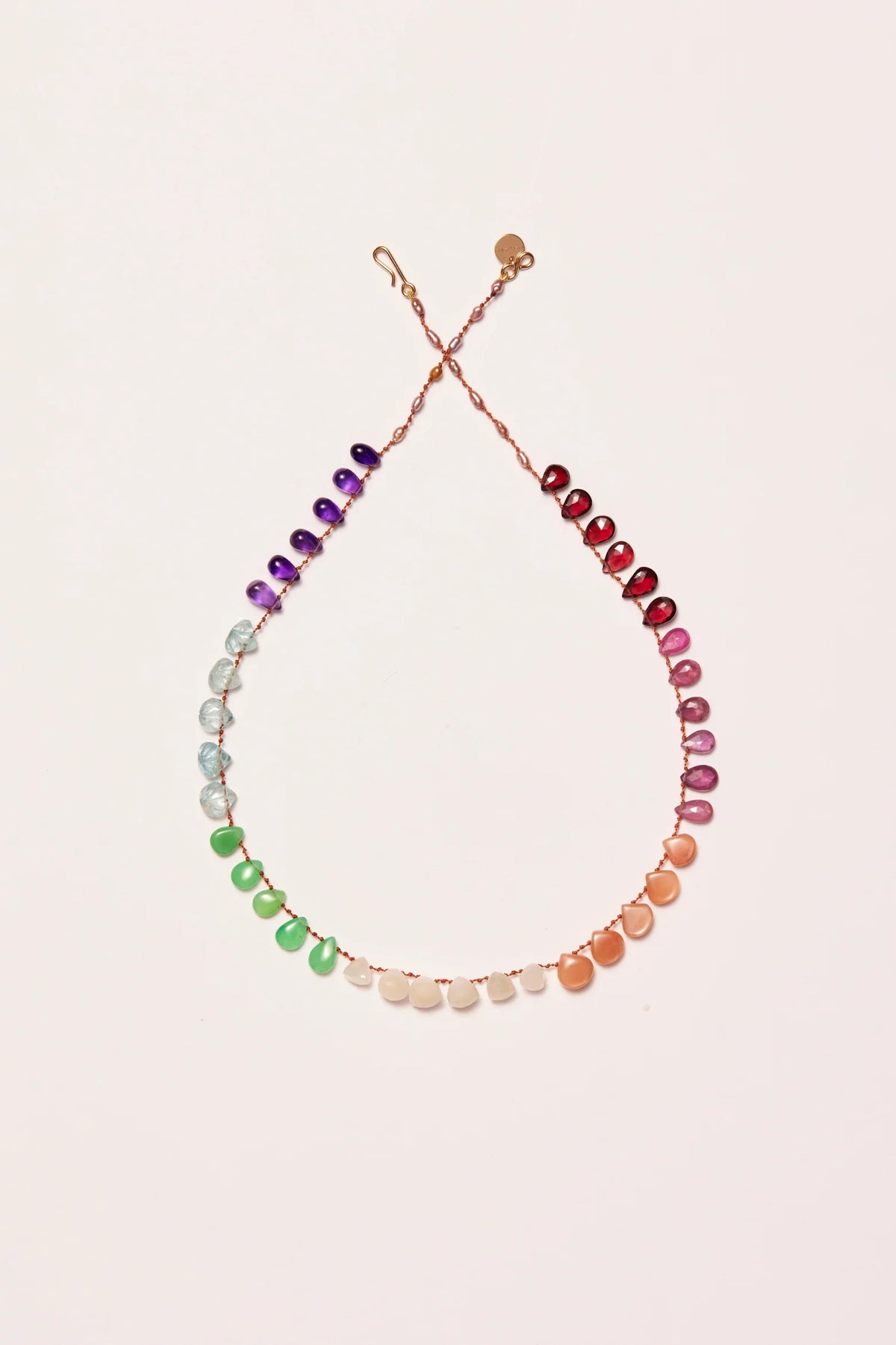 Rainbow Necklace - Multi-Stone