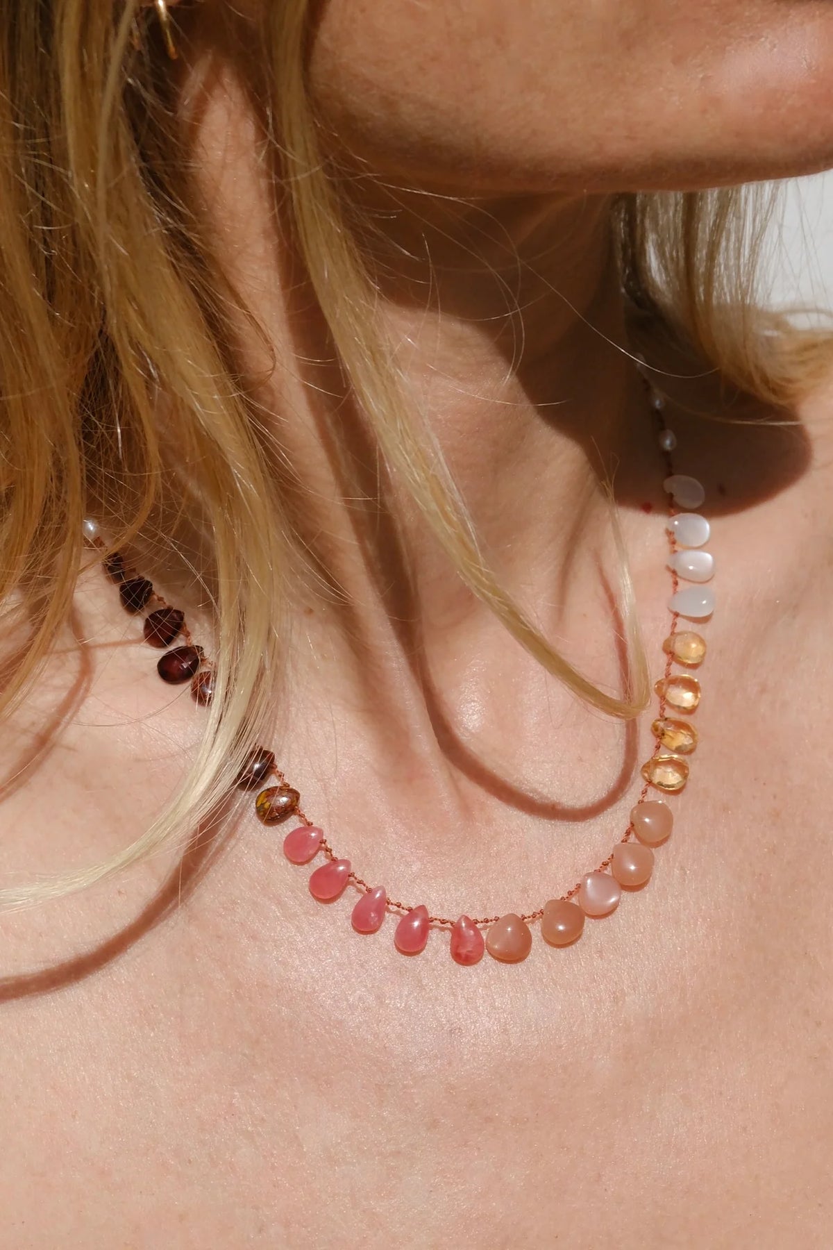 Sunset Necklace Multi-stone