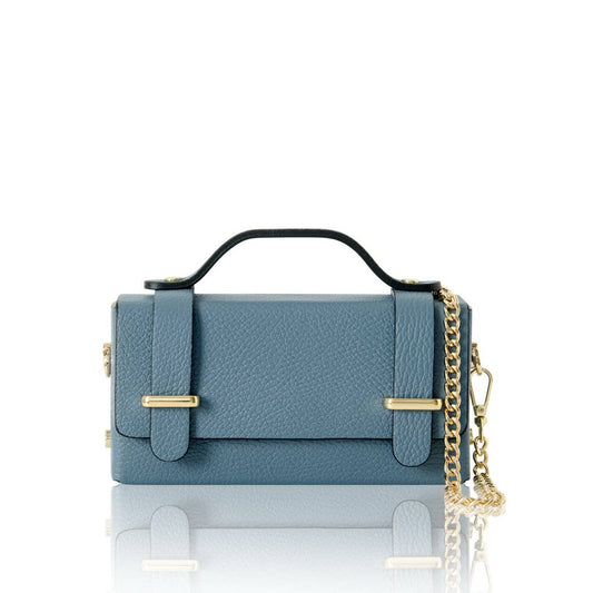 Mini Box Bag – Denim Blue