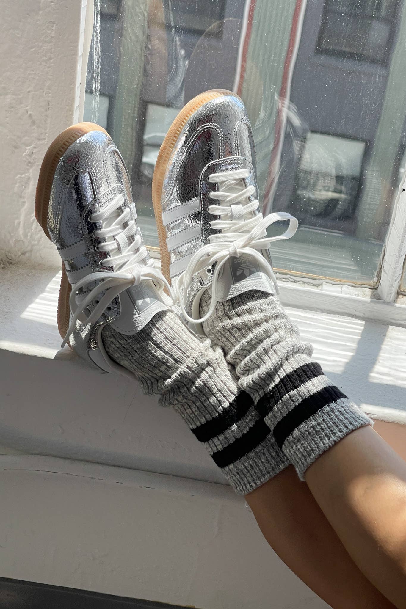 Cottage Varsity Socks -Grey
