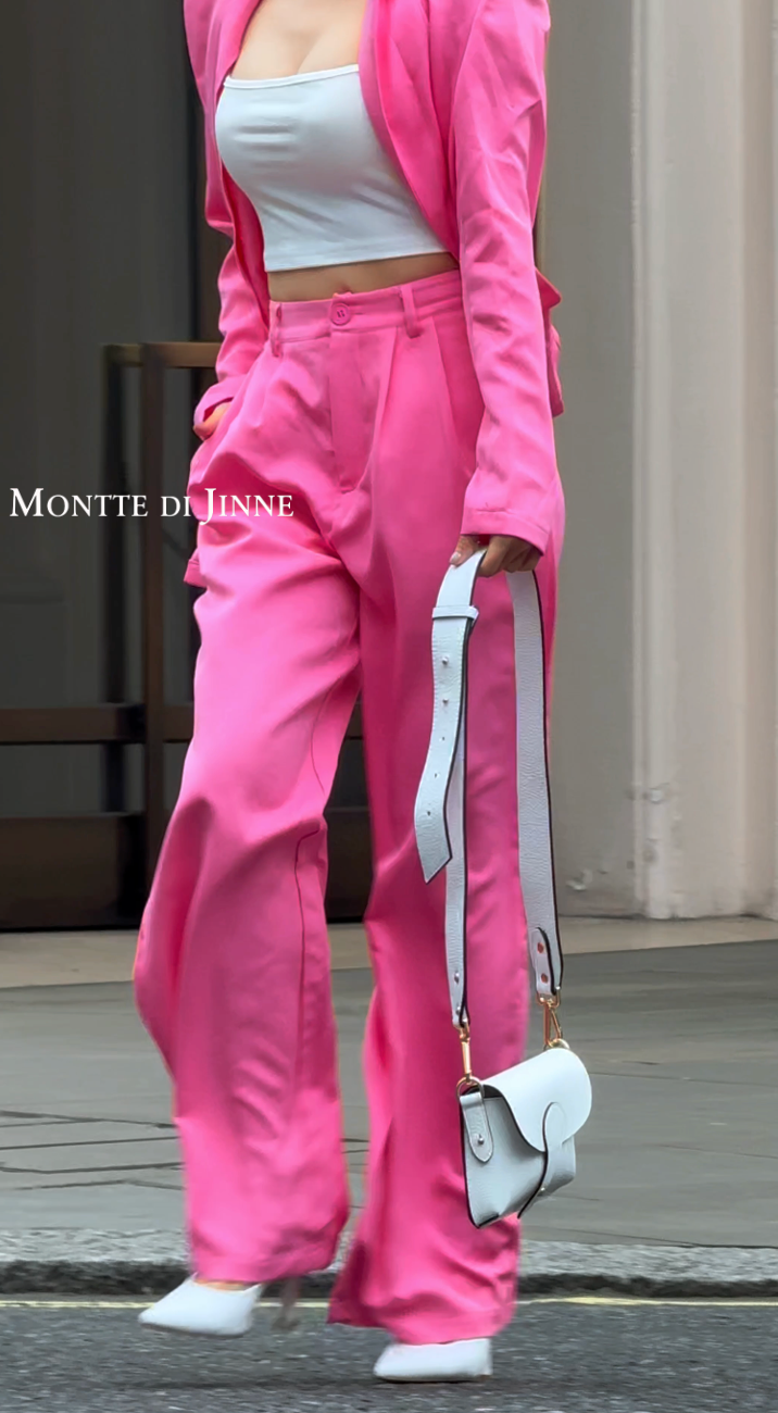 Italian Leather Saddle Bag -Medium: Black