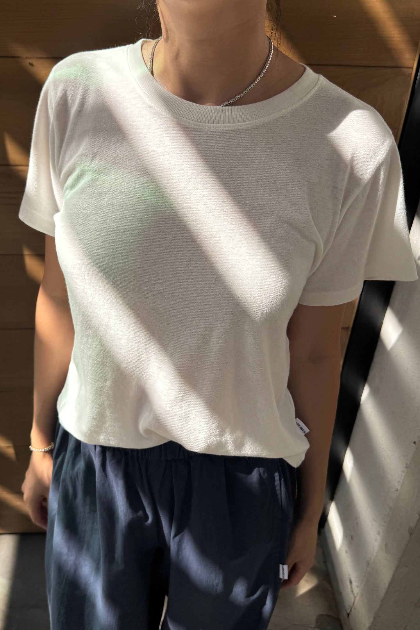 Airy Darling Tee - Rice