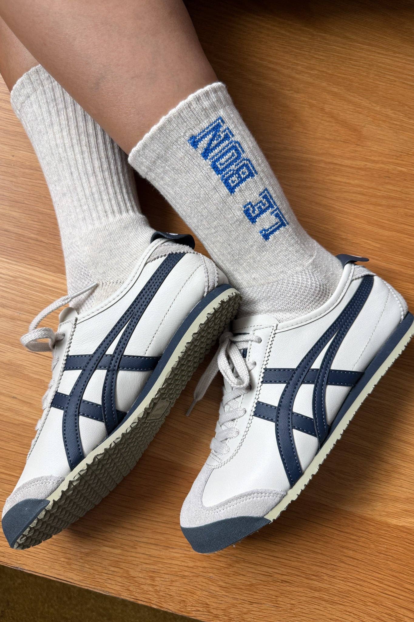 Preppy Socks: Ice / Blue