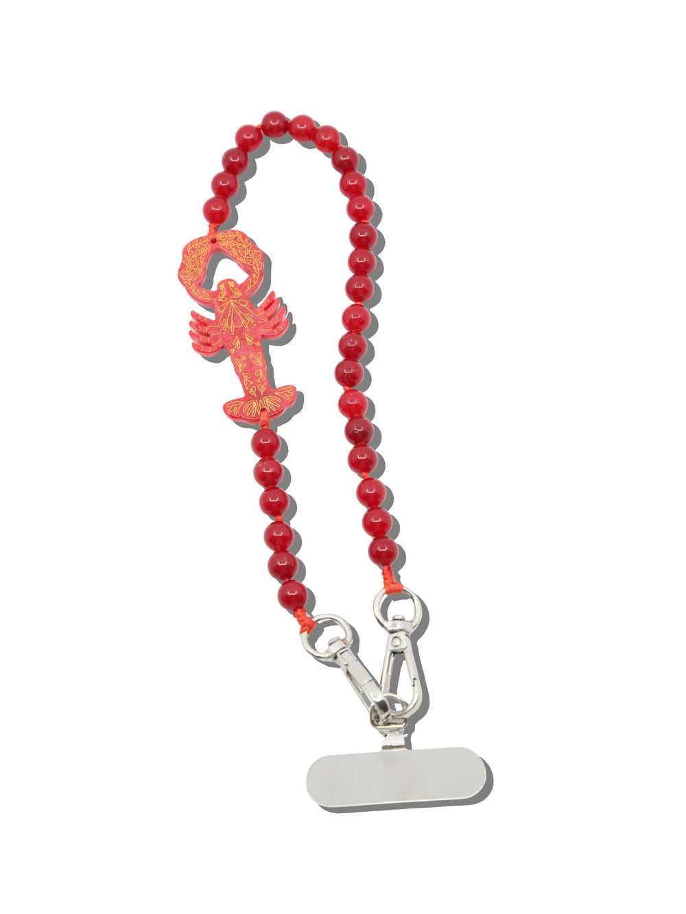 Hand-painted Lobster Bracelet Phone Chain