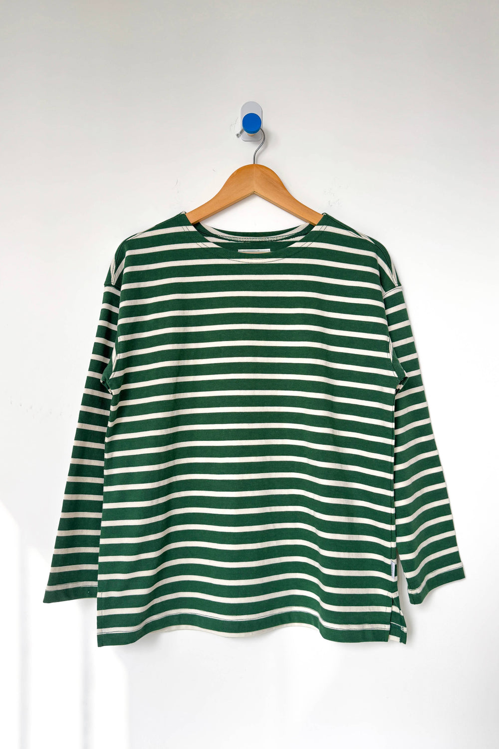 Marseille Top: White Stripe on Pine