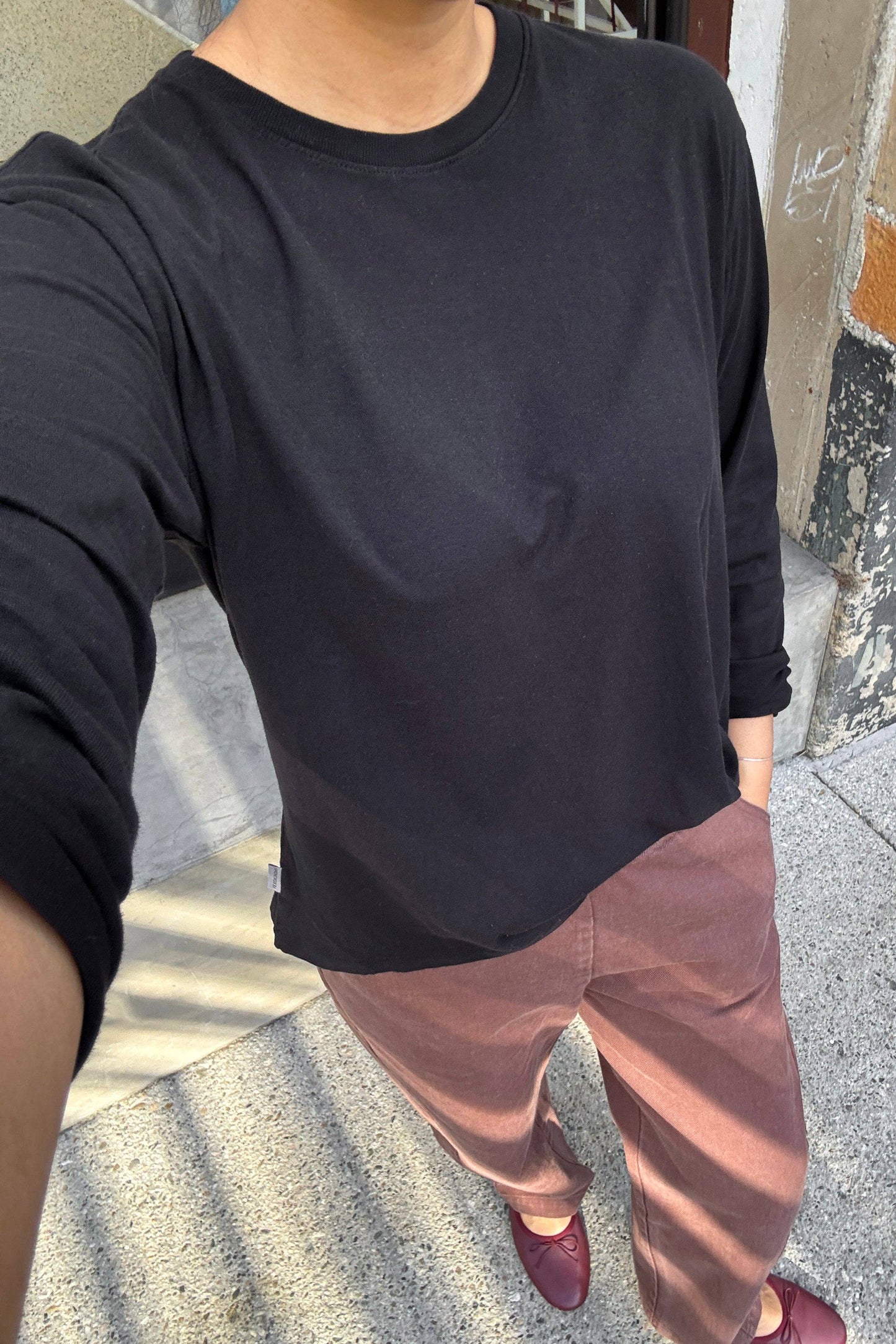 Foundation Long Sleeve Tee - True Black