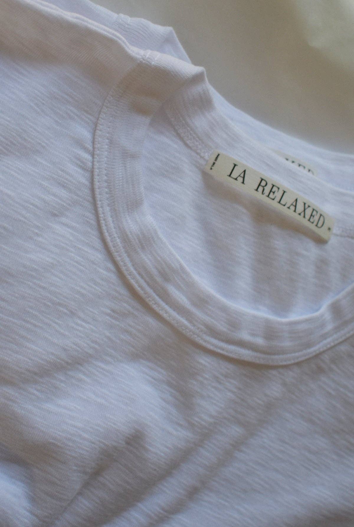 Vintage Slub Tee: White / M