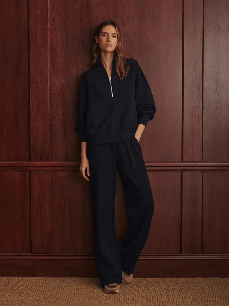 The Wide Leg Pant 28- Navy