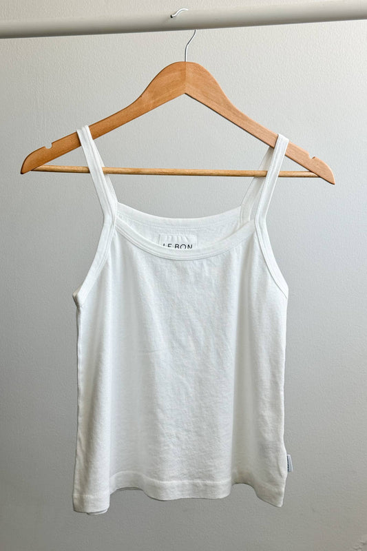 Organic Cotton Dana Cami: Vintage White