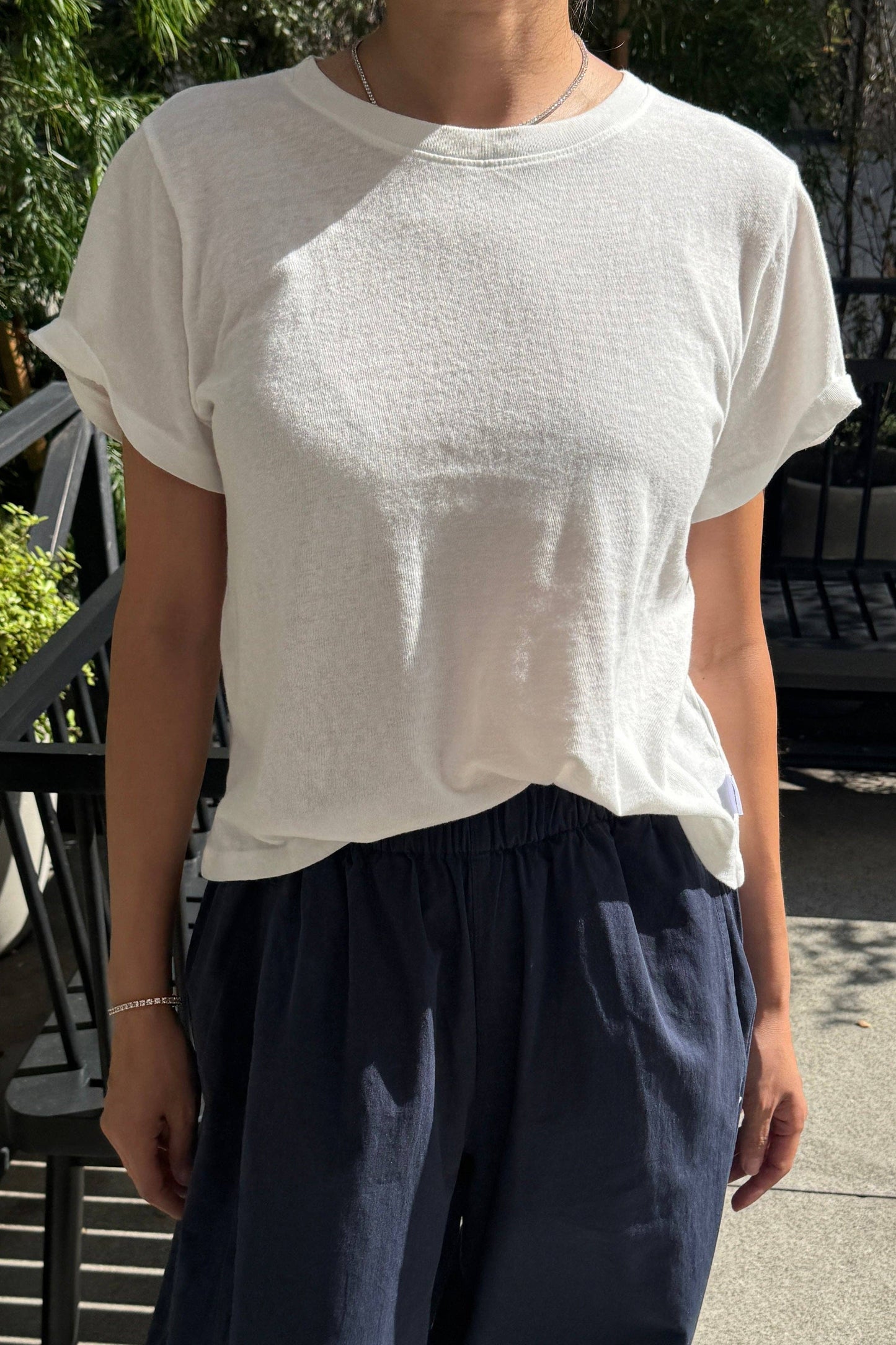 Airy Darling Tee - Vintage White