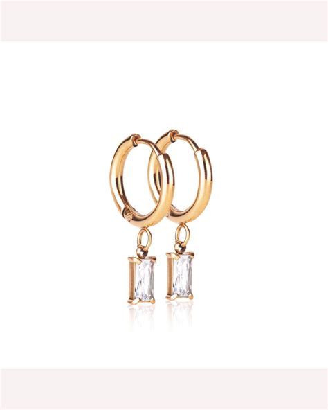 Luxe Drop Huggie Earrings