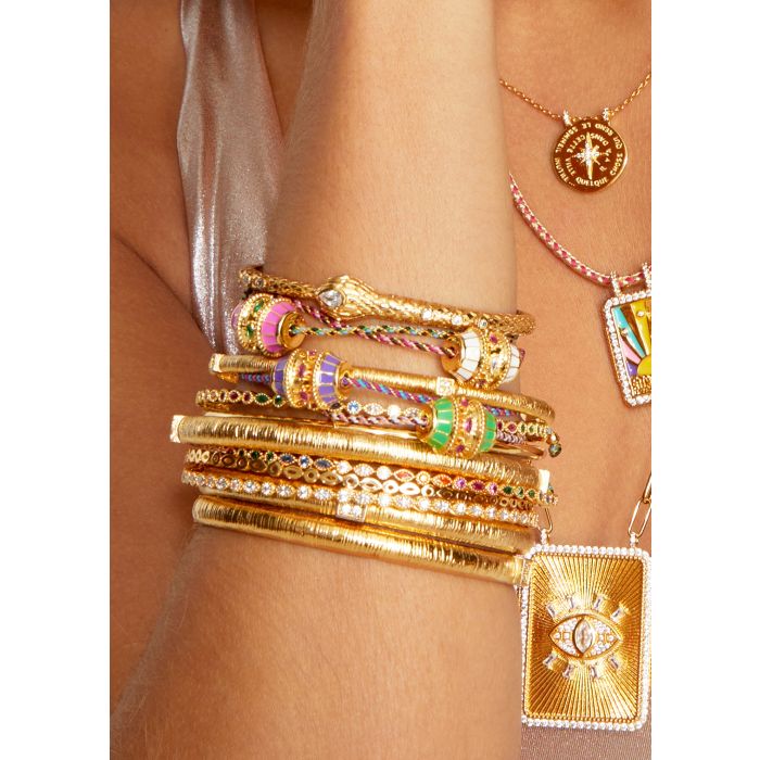 Green Talisman - Gold Plated