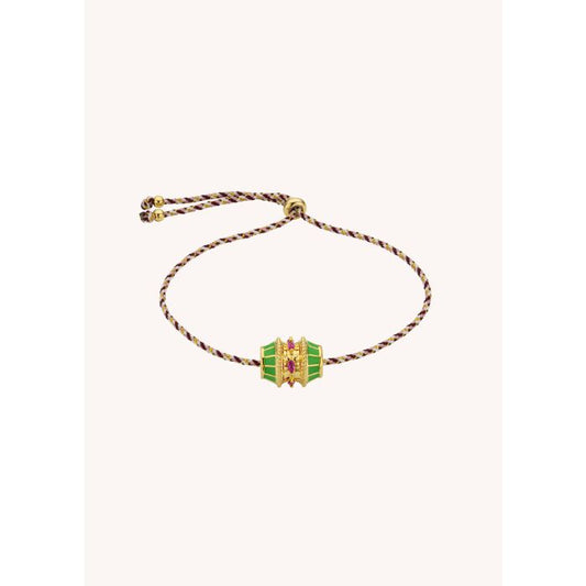 Green Talisman - Gold Plated