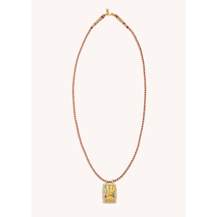 Rainbow Boheme Necklace - Gold Plated