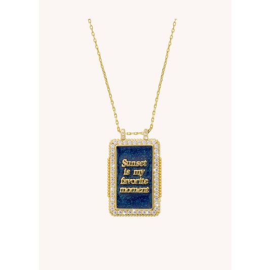 Sunset Twice Boheme Necklace - Gold Plated