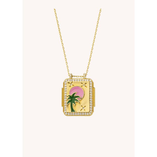Palm Soul Boheme Necklace - Gold Plated