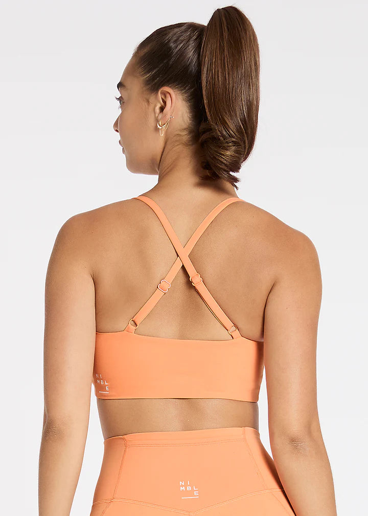 Go With The Flow Bra - Grapefruit