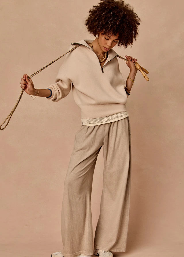 Soho Tokio Wide Leg Pant - Mushroom